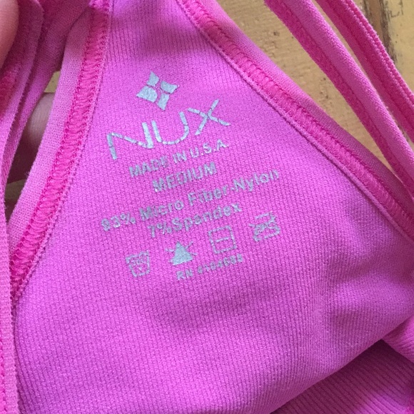 REVOLVE NUX STRETCH BODYCON GYM WORKOUT TANK TOP PINK M - Picture 6 of 9